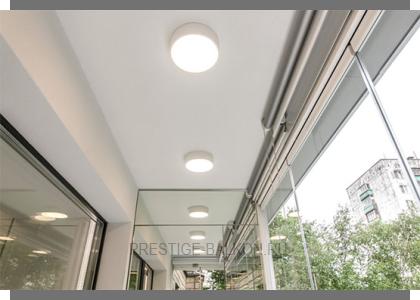 Потолочное освещение балкона в Королеве