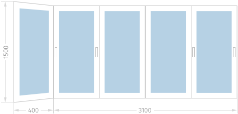 Остекление балконов и лоджий в многоэтажках серии П-43