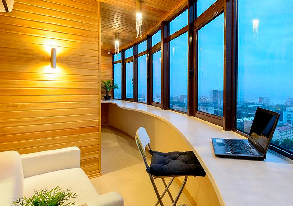 Освещение балконов и лоджий в Королеве