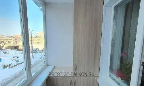 Остекление и ремонт лоджии под ключ на улице Нагорная